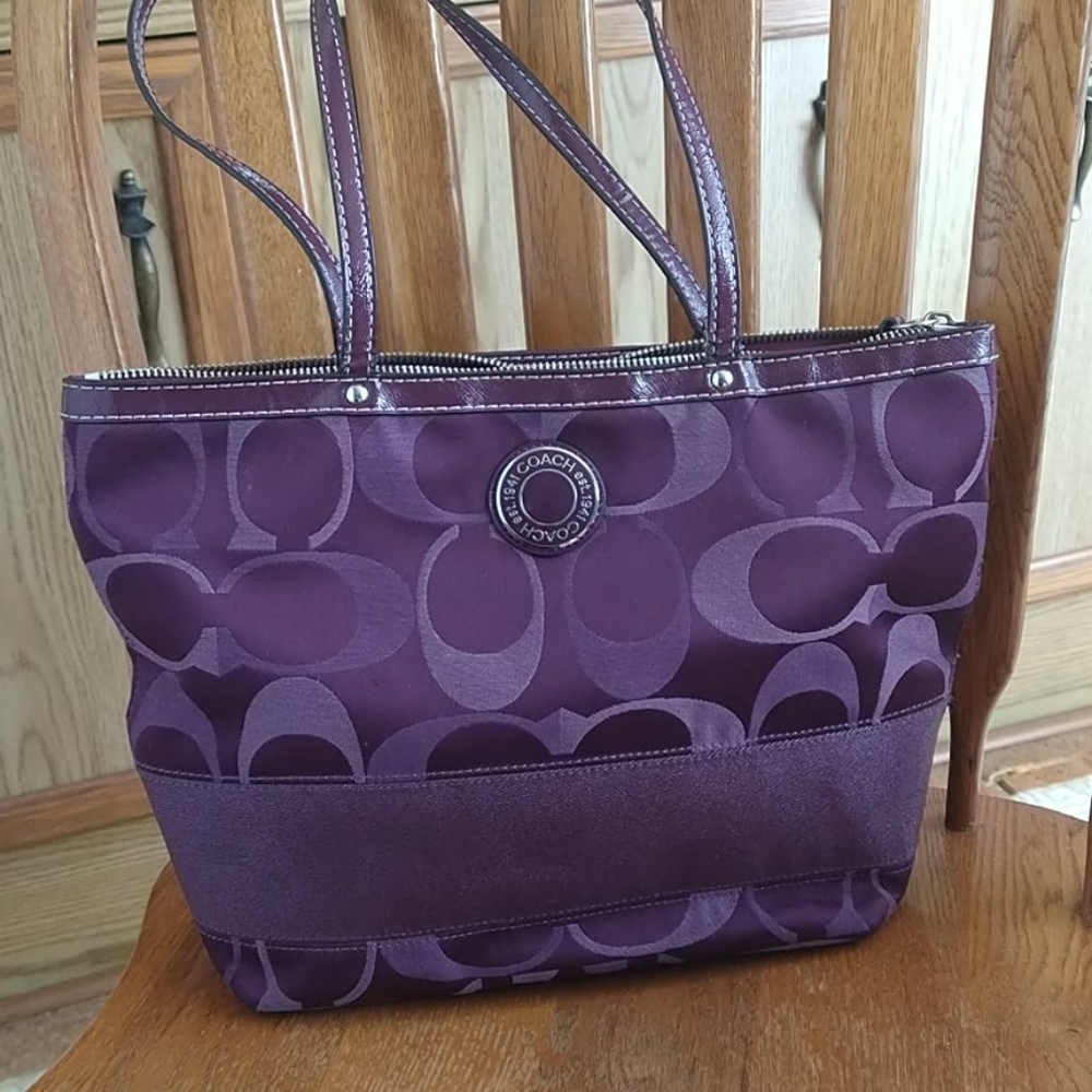 Authentic coach purse